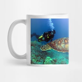 green sea turtle Mug